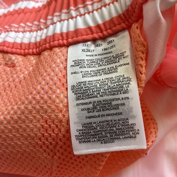 Columbia Women’s Bogata Bay Stretch UPF 50 Print Shorts Size XXL Coral Stripe - Picture 9 of 9